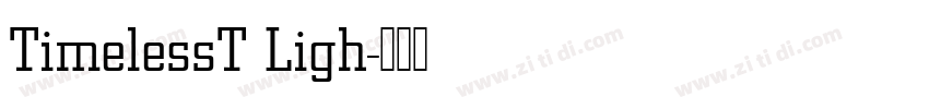 TimelessT Ligh字体转换